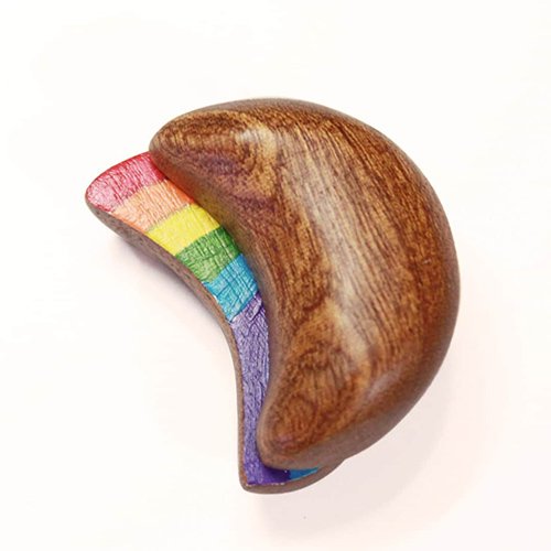 笑飛的小蝴蝶:彩虹迷你擲筊杯:圖片 2